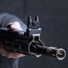 Muszka składana do AR-15 Leapers UTG Accu-Sync Spring-Loaded